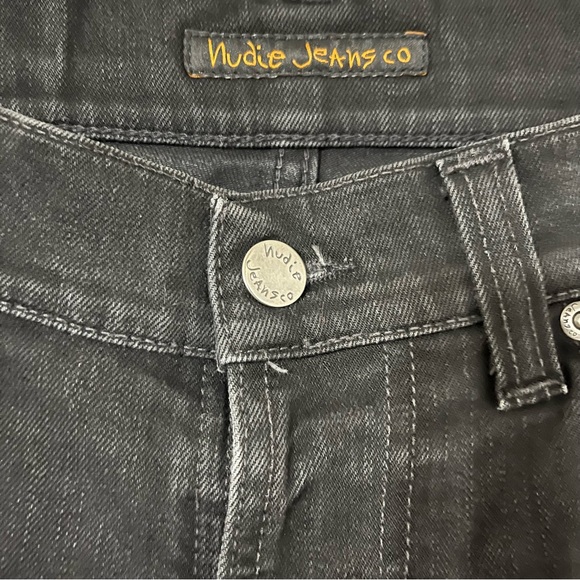 Nudie Lean Dean in Dry Cold Black Size 30 - Picture 6 of 6